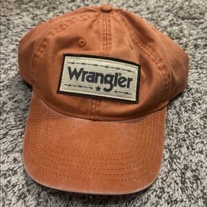 Vintage Wrangler Rust Orange Baseball Cap